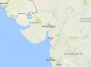 A Google map of the Gujarat-Maharashtra coastal region.